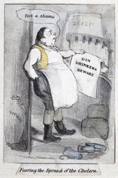 Temendo la diffusione del colera, 1840-50